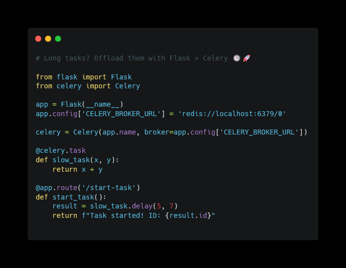 flask celery tutorial