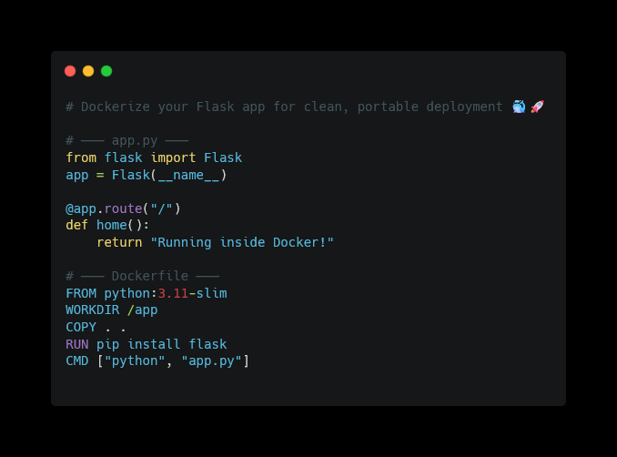 flask docker