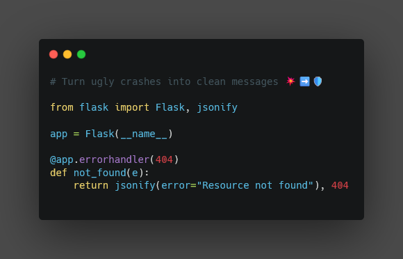 flask error handling