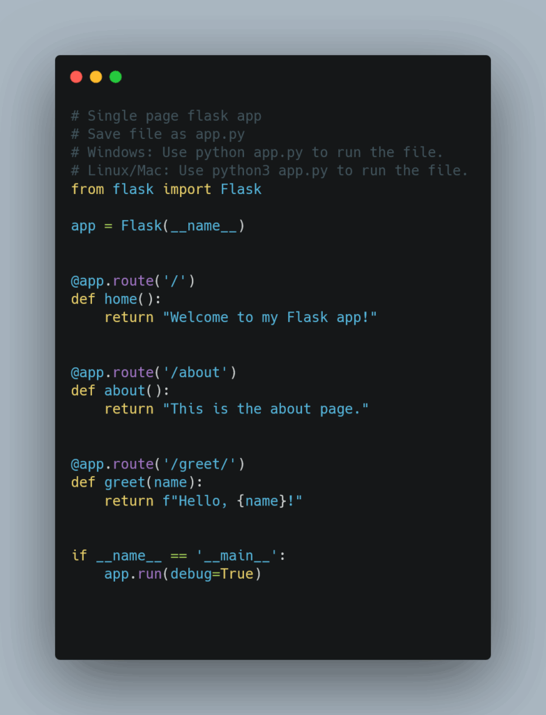 Flask Quickstart : Getting Started with Flask
