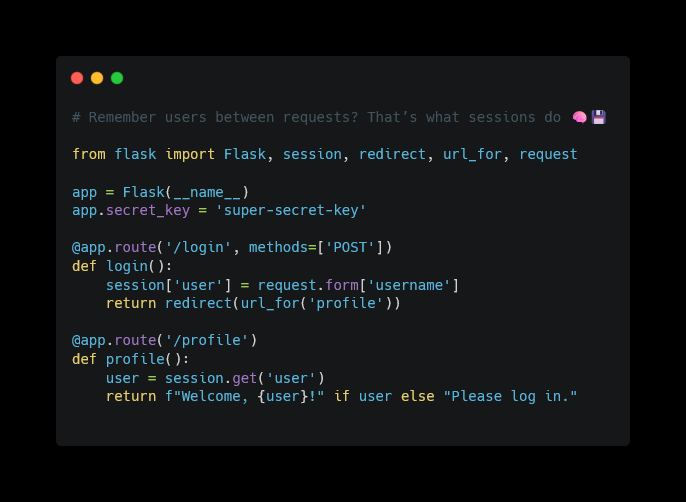 flask sessions