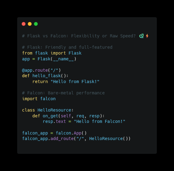 flask vs falcon