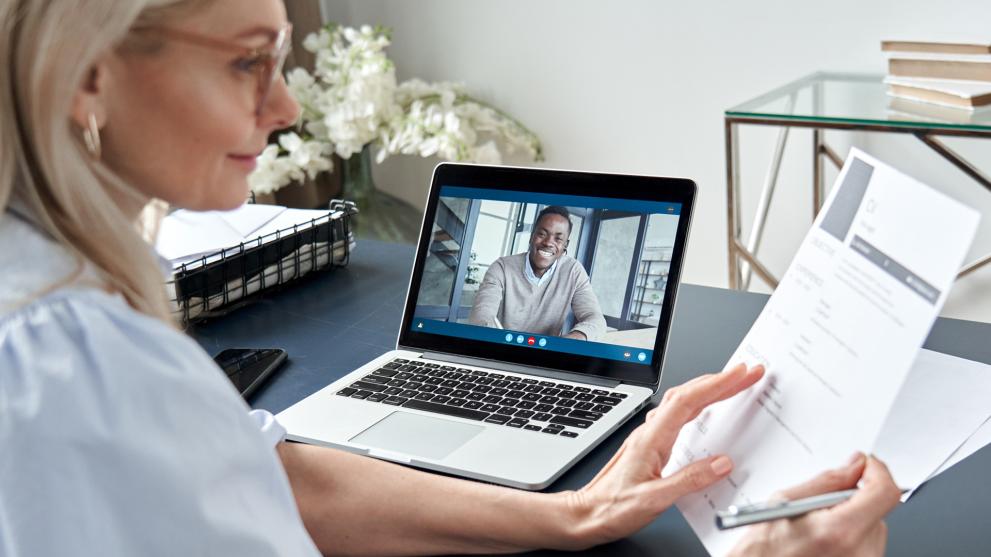 virtual job interviews