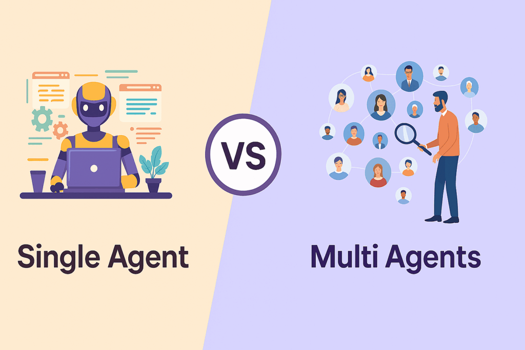 single vs multi agent ai